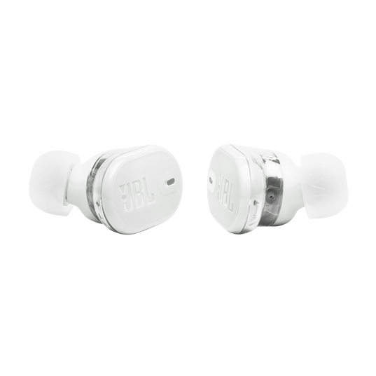 JBL Tune Buds 2 Ghost Edition - Ghost White - True Wireless Noise Cancelling Earbuds - Detailshot 4